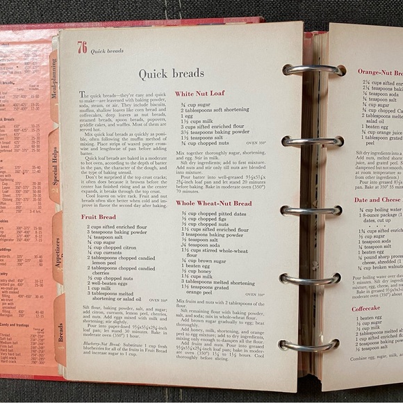 Vintage 1953 Better Homes and Gardens New Cookbook - Picture 6 of 9